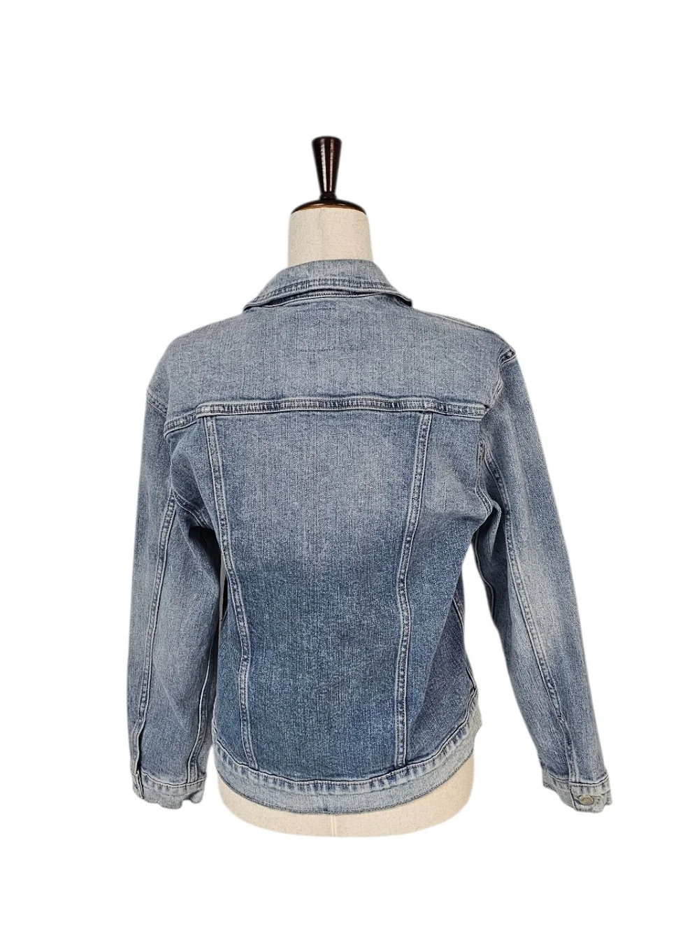 Joe’s Jeans Light Wash Distressed Denim Trucker Jacket Small Classic Fitted